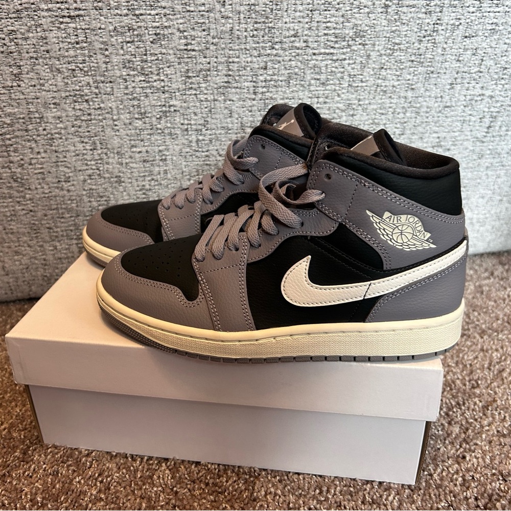 Air Jordan Purple and Blue Sneakers